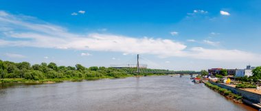 Varşova 'daki Wisla Nehri