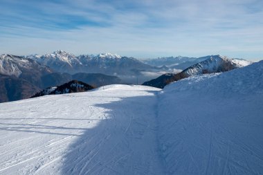 Monte zoncolan kayak merkezi İtalya 'da