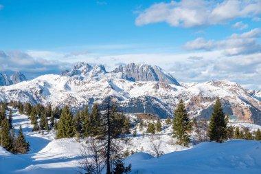 Monte zoncolan kayak merkezi İtalya 'da