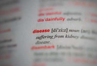 Sözlük sayfasında hastalığın tanımı.