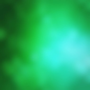 Soyut yeşil arkaplan. Tasarımlar için bulanık, parlak bir zemin. Boşluğu kopyala.