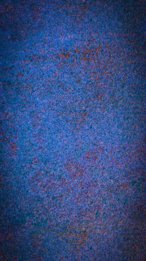 Mavi metal desenli arka plan. Paslı metal yüzey. Kopyalama alanı olan dikey arkaplan fotoğrafı.