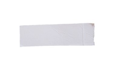 Torn paper piece isolated on a white background. Ripped paper with copy space for text.