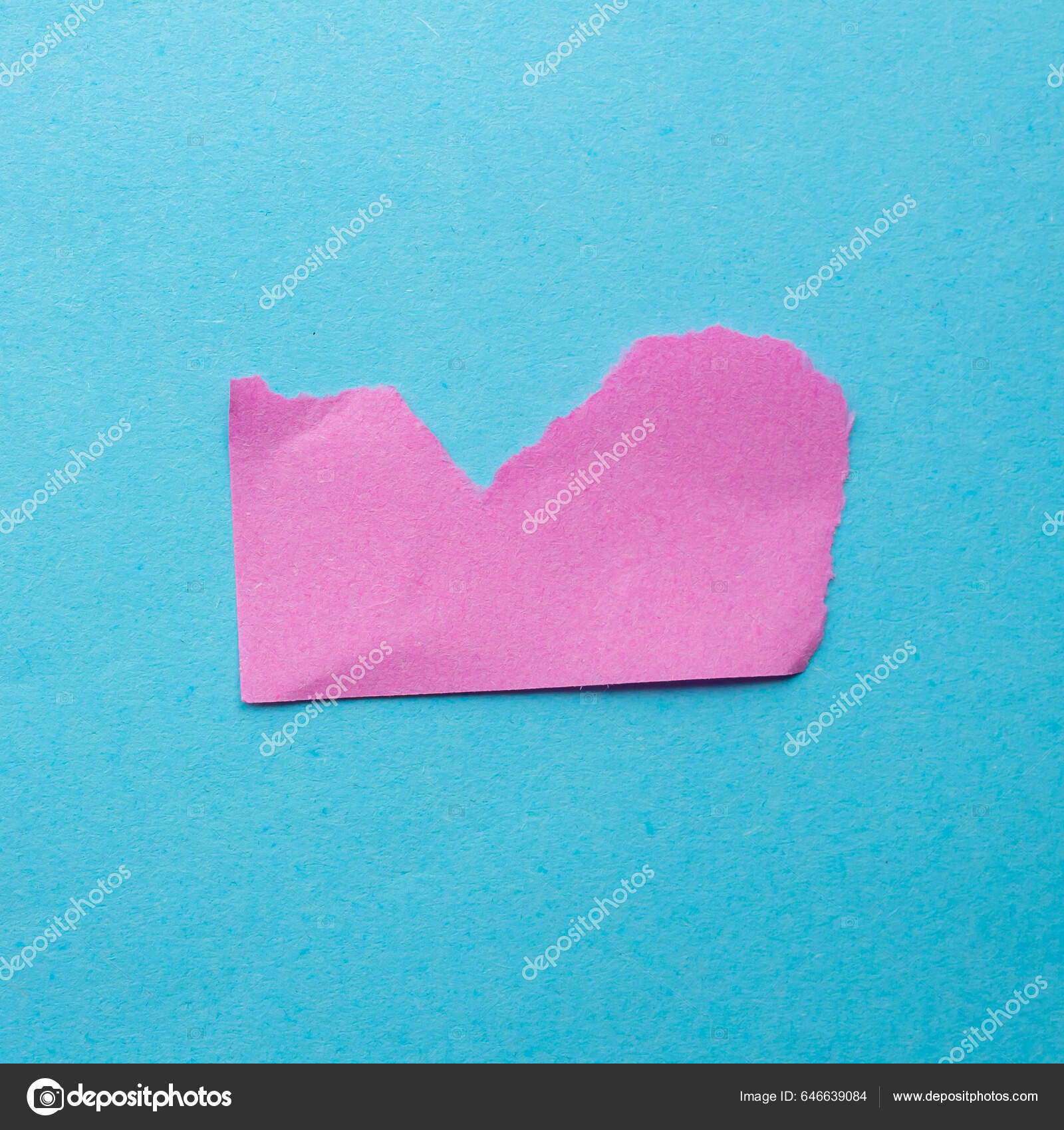 Pink Torn Paper Background Ripped Paper Blue — Stock Photo