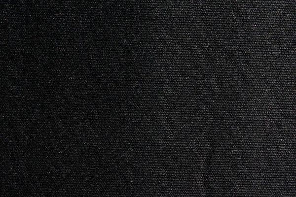 黒の生地の質感の背景 デザインのための黒い空白の表面 — ストック写真