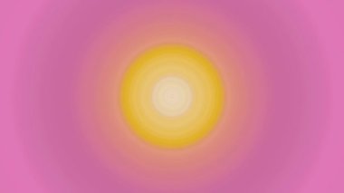 Çemberli soyut pembe ve sarı burgu arkaplanı