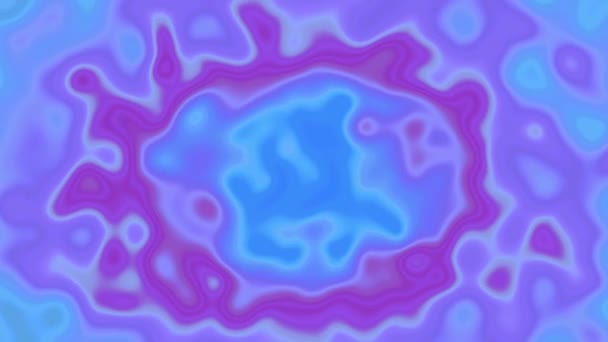 摘要紫色表面流体动画 波纹的紫色和粉色背景视频 流动画背景 — 图库视频影像