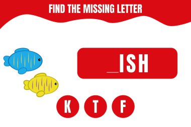 Kayıp mektubu bul. Anaokulu, anaokulu ya da ilkokul öğrencileri için eğitici bir oyun. Çocuklar için yazdırılabilir çalışma tablosu tasarımı.