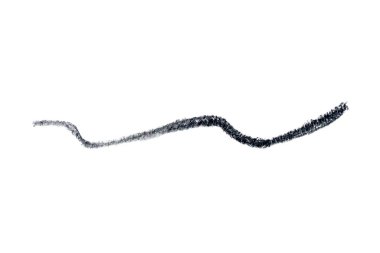 İzole edilmiş beyaz arkaplanda elle çizilmiş kalem darbesi