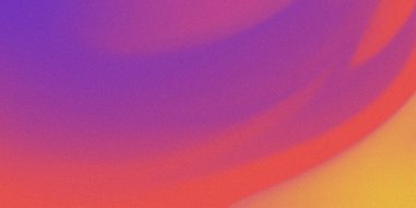 Renkli gürültü grafikli arkaplan, gürültülü doku, mor turuncu retro pankart tasarımı