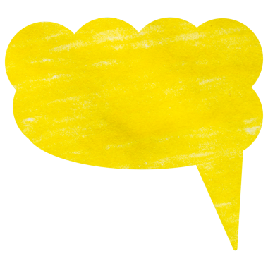 Saydam arkaplanda, kopyalama alanı olan sarı kağıt konuşma balonu. Sohbet balonu. İletişim ya da yorum işareti.