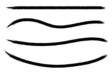 El çizilmiş işaret çizgisi çizim çizimi çizim elemanı grunge vuruşları karalama çizgilerinin altını çizer