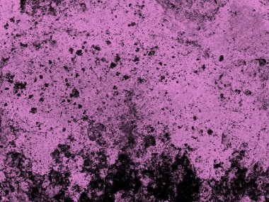 Arkaplan olarak soyut grunge siyah ve pembe sıkıntılı doku