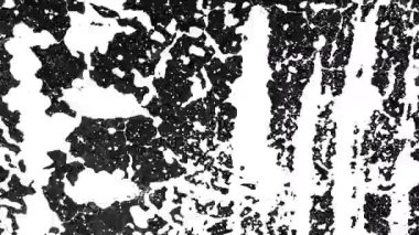 Siyah ve beyaz sıkıntılı ses dokusu arka plan, bulanık çizikler hareketli animasyonu durdurun video, soyut grunge kaba vintage arkaplan