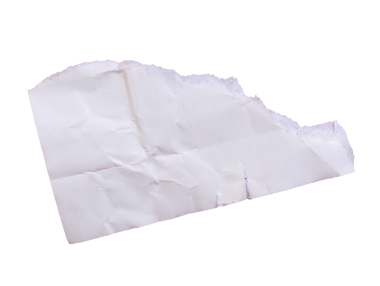 Saydam arkaplan üzerine yırtılmış beyaz kağıt parçası, kağıt yırtılması tasarım ögesini çıkarır