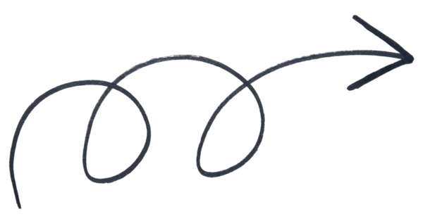 Şeffaf arkaplanda siyah işaretli bir ok işareti