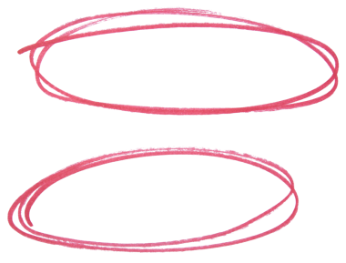 Şeffaf arkaplan üzerindeki kırmızı ışık çemberleri dizayn ögelerini keser