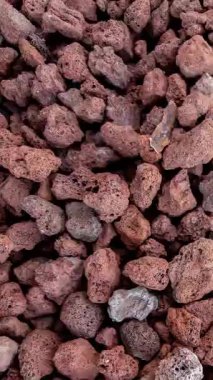 Soyut kahverengi taşlar dokusu dikey hareket arkaplanı