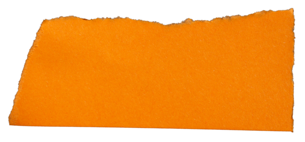 Yırtılmış turuncu kağıt kenarları şeffaf arka plan png kağıt yırtığı ile yırtılmış