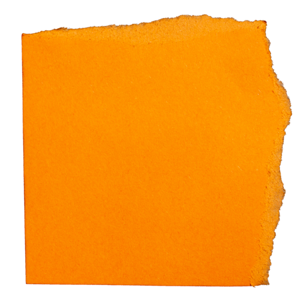 Yırtılmış turuncu kağıt kenarları şeffaf arka plan png kağıt yırtığı ile yırtılmış