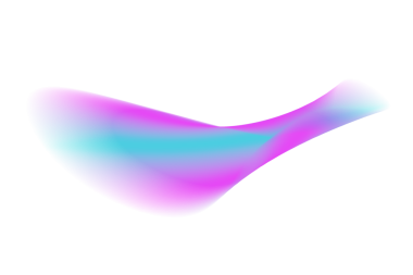 Abstract pink and blue light beam wave with glowing motion blur effect isolated on transparent background for overlay and digital design