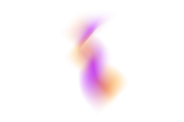 Abstract pink and yellow light beam wave with glowing motion blur effect isolated on transparent background for overlay and digital design