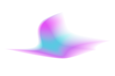 Abstract pink and blue light beam wave with glowing motion blur effect isolated on transparent background for overlay and digital design