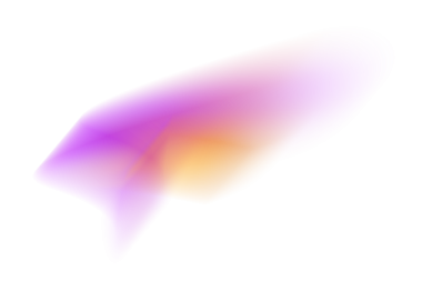 Abstract pink and yellow light beam wave with glowing motion blur effect isolated on transparent background for overlay and digital design