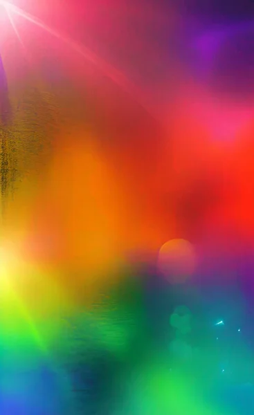 Abstrakter Hintergrund Mit Allen Farben Des Regenbogens — Stockfoto