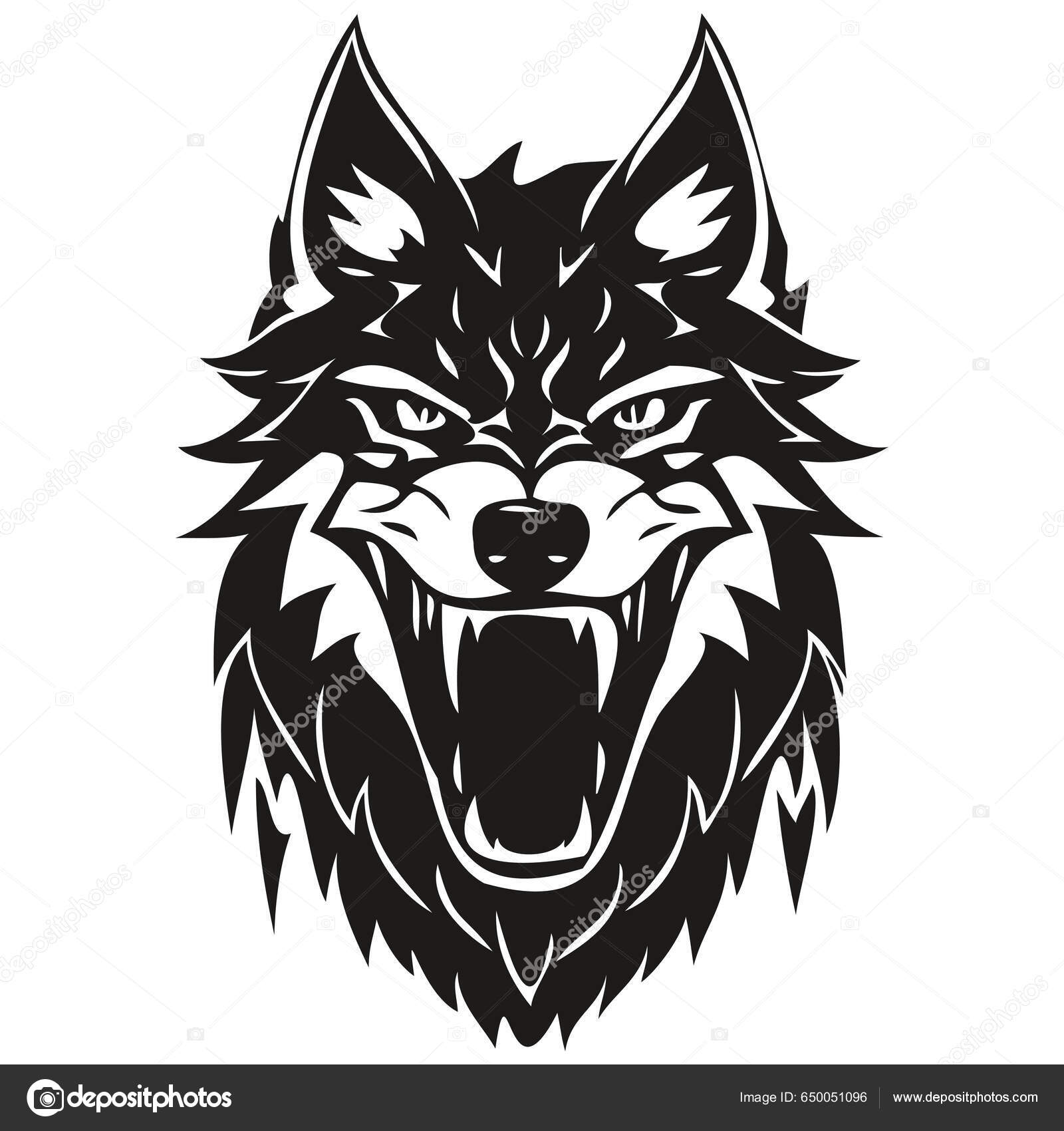 Logo Kepala Serigala