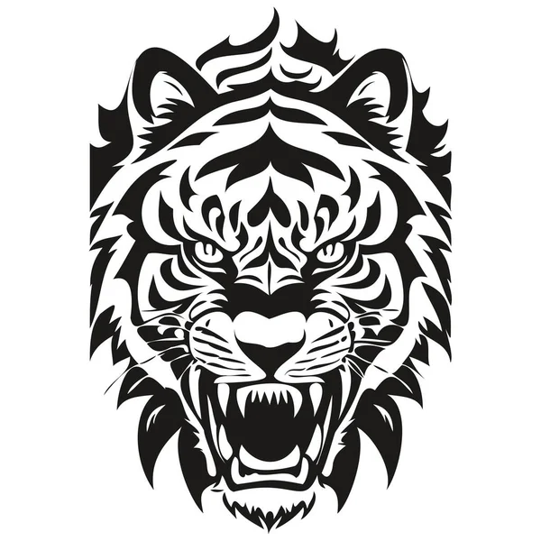 stock vector Animal mascot logo Tiger head for team football, basketball, lacrosse, baseball, hockey , socce