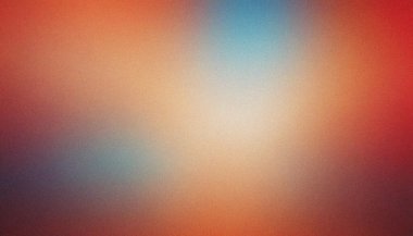 Soyut renk gradyanı gradyan gürültü dokusu afiş web sitesi başlık tasarımı Mavi, Kahverengi, Beyaz, Kırmızı. Canlı tanecikli doku aksanlı parlak gradyan afişi