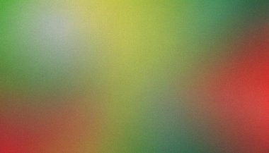 Soyut arkaplan dalgaları soyut desenli afiş başlık tasarımı yeşil, kırmızı, gri. Güçlü kum tanecikli dalga efektleri içeren canlı bir parıltı.