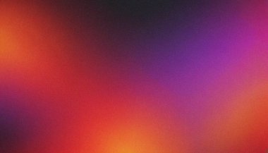 Gürültülü yaz arka plan gürültü dokusu afiş başlık poster tasarımı Kırmızı, Turuncu, Mor, Siyah. Canlı tanecikli kalın renk dalgası