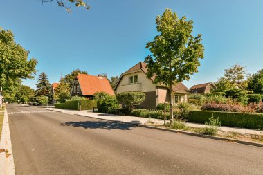 View of street near building with beauty of vegitation outside