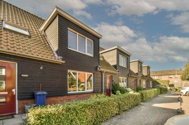 View of street near building with beauty of vegetation outside