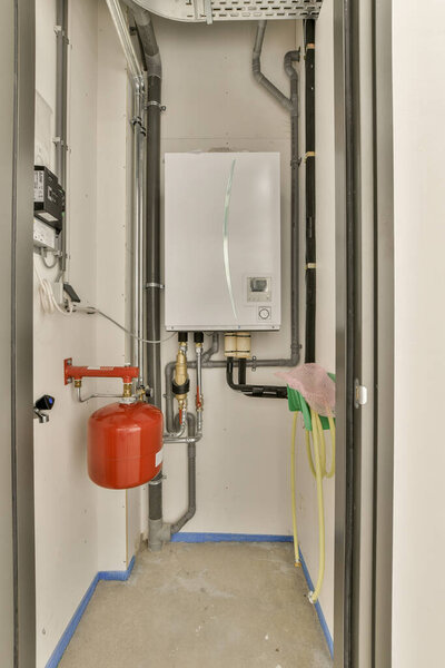 the inside of a room that is being used as a fire exormnt for an emergency response unit