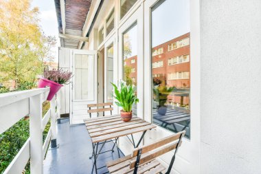 Konutlarda modern balkon tasarımı