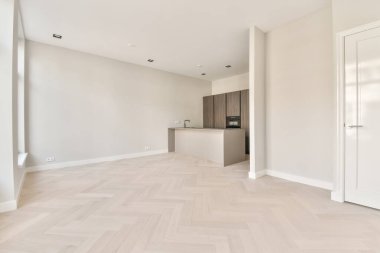 Güzel tasarlanmış modern mutfak iç tasarımı.