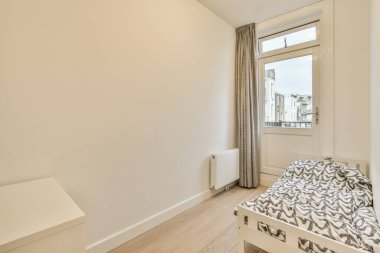 Modern bir çocuk odasının lüks iç tasarımı.