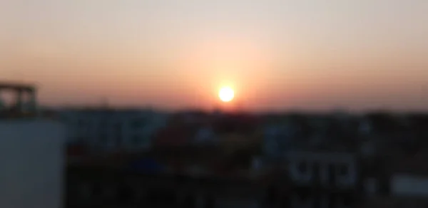 Sunset View Patna City India — Stock Photo, Image