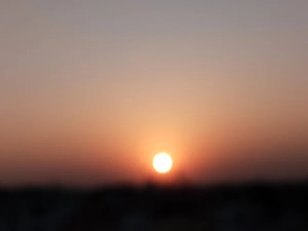 Widok Zachodu Słońca Patna Miasta Indie — Zdjęcie stockowe