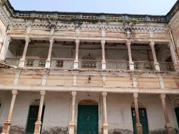 Architecture Ramnagar Fort Sur Les Rives Gange Varanasi Inde — Photo