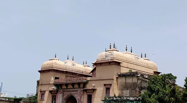 Architecture Ramnagar Fort Sur Les Rives Gange Varanasi Inde — Photo