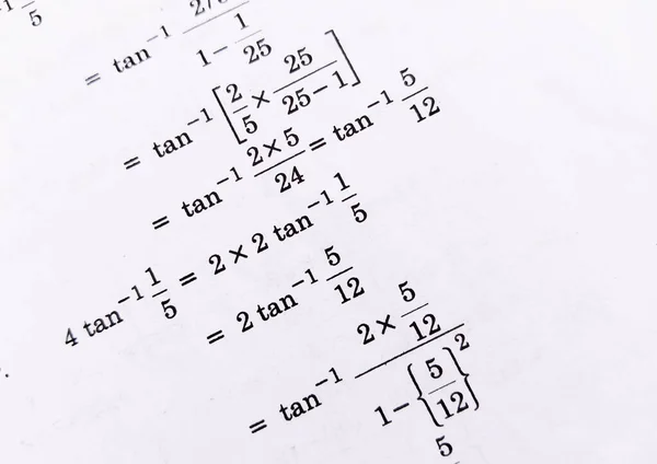 Math Education Background Trigonometry Law Theory Mathematical Formula Equation — Stock Photo, Image