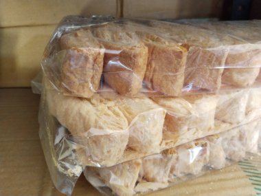 Hindistan 'ın popüler kurabiyeleri Khari' yi satılığa çıkardı. seçici odak