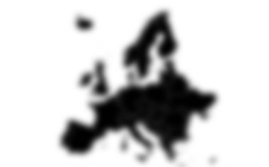 shadow map of Europe continent clipart