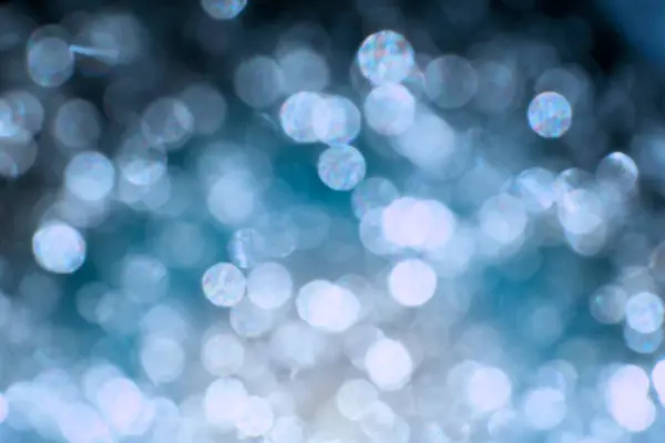 Blue Abstract Bokeh Light Effect Background — Photo