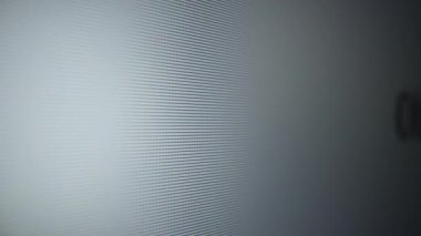 Oh no. Moving text on a computer monitor close-up