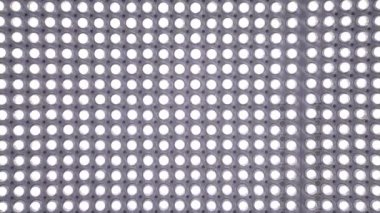 Parlak diyotlu LED panel. Dolly vurdu. Gün ışığı 5500 bin.